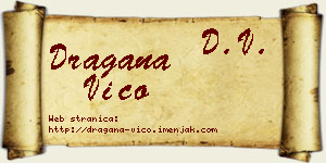 Dragana Vico vizit kartica